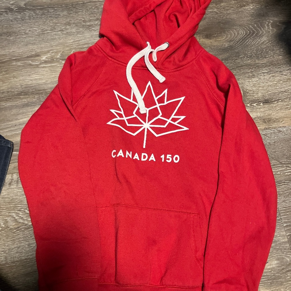 Red Canadian hoodie
